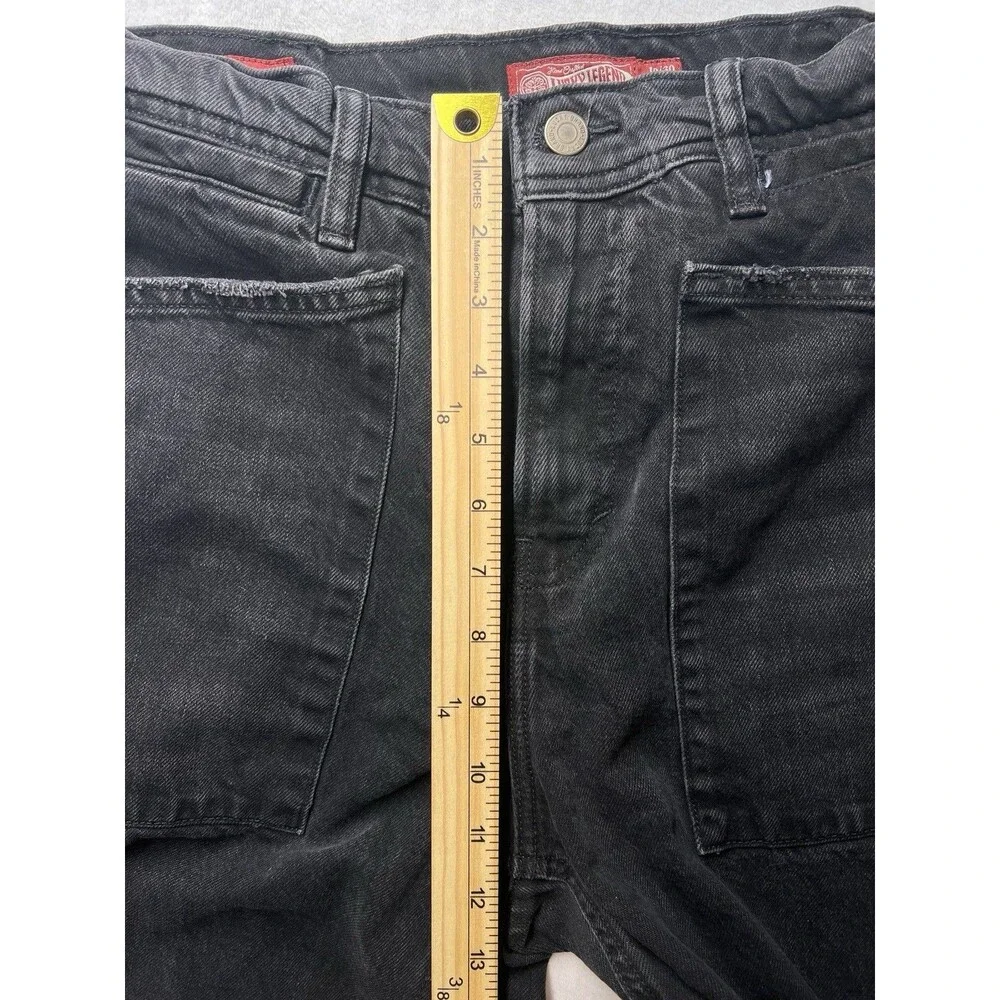 Lucky Brand Lucky Legend High Rise Wide Leg Jeans Womens 10/30 Black Denim Pants